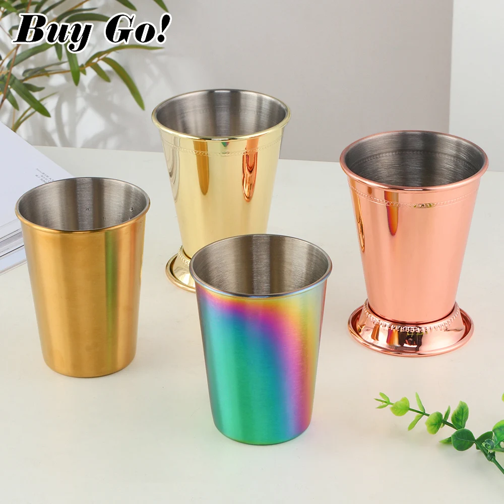 Whisky Beer And Wine - 350/380ml Cocktail Wine Glasses Stainless Steel