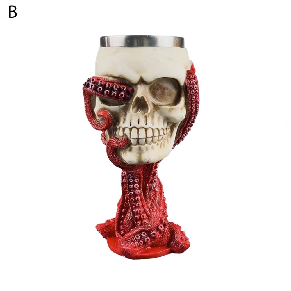 Whisky Beer And Wine - Party Wine Cup Novelty Skull Beer