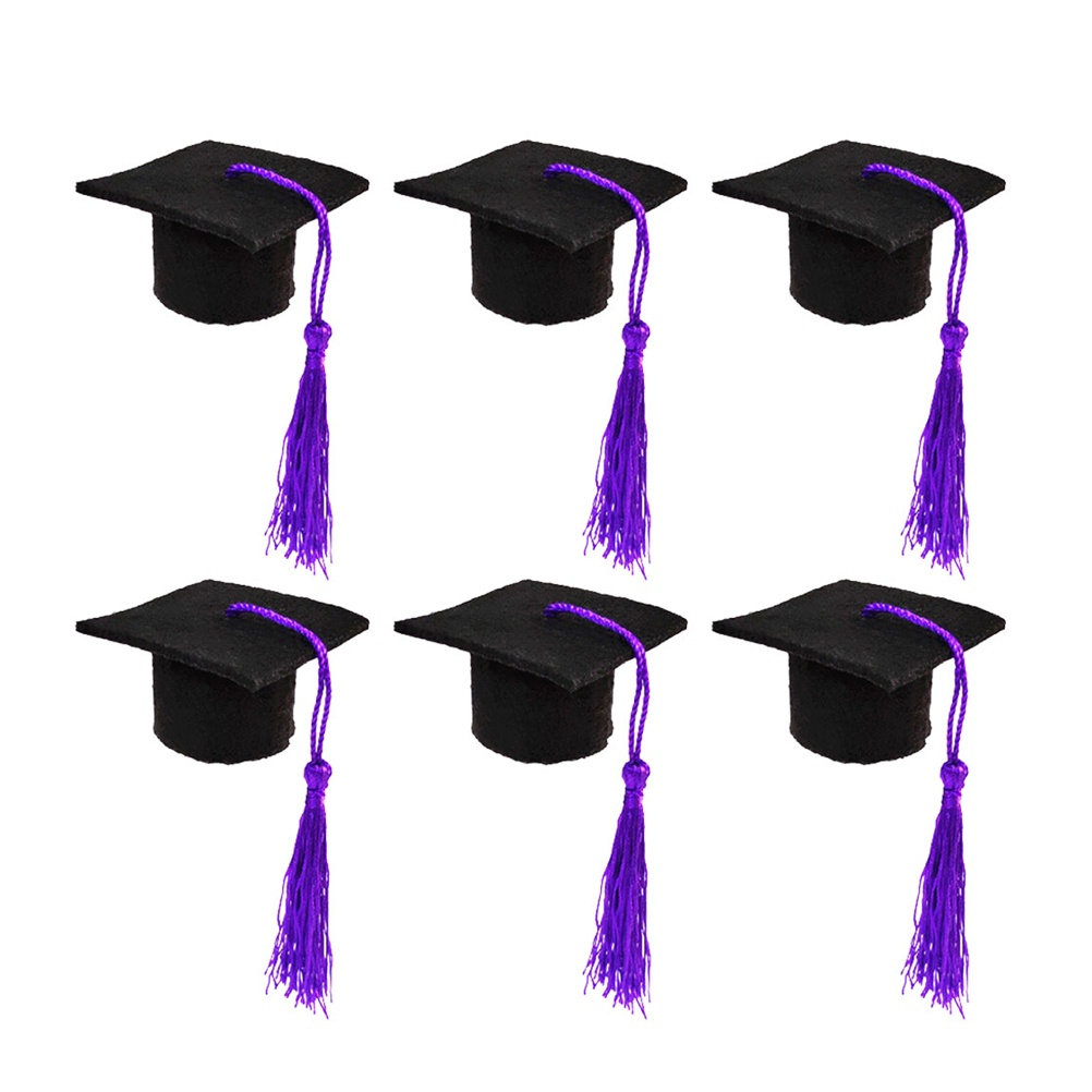 6Pcs Doctoral Cover Mini Docto - Wine Beer Hat ulasan dan harga