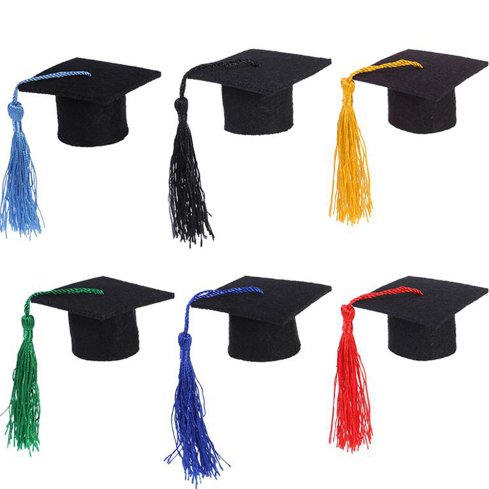 6Pcs Doctoral Cover Mini Docto - Wine Beer Hat ulasan dan harga