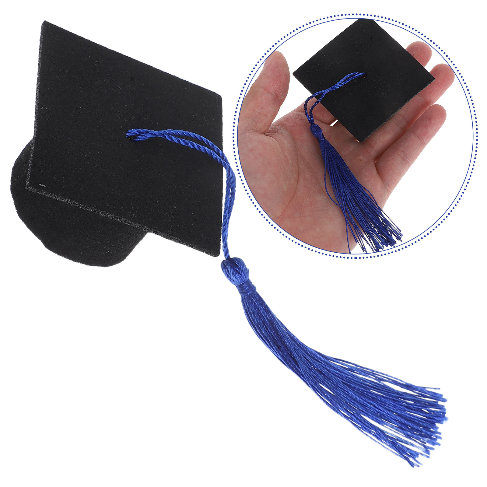 6Pcs Doctoral Cover Mini Docto - Wine Beer Hat ulasan dan harga