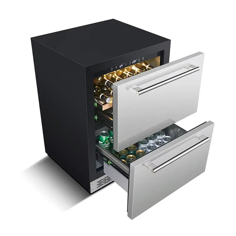 Black and Durable Stainless St - Wine Beer Dual Zone ulasan dan harga