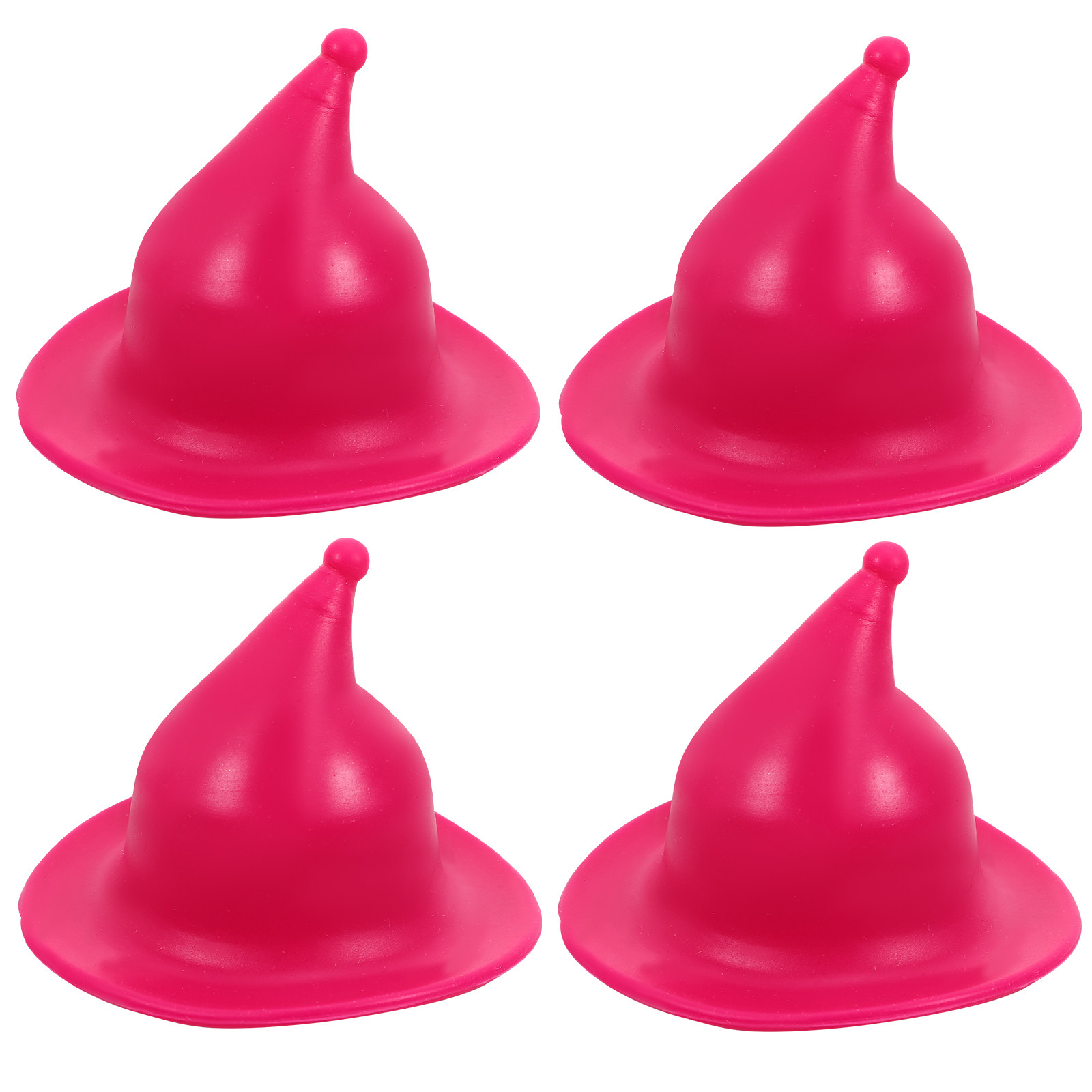 4Pcs Silicone Wine Bottle Stop - Wine Beer Hat ulasan dan harga